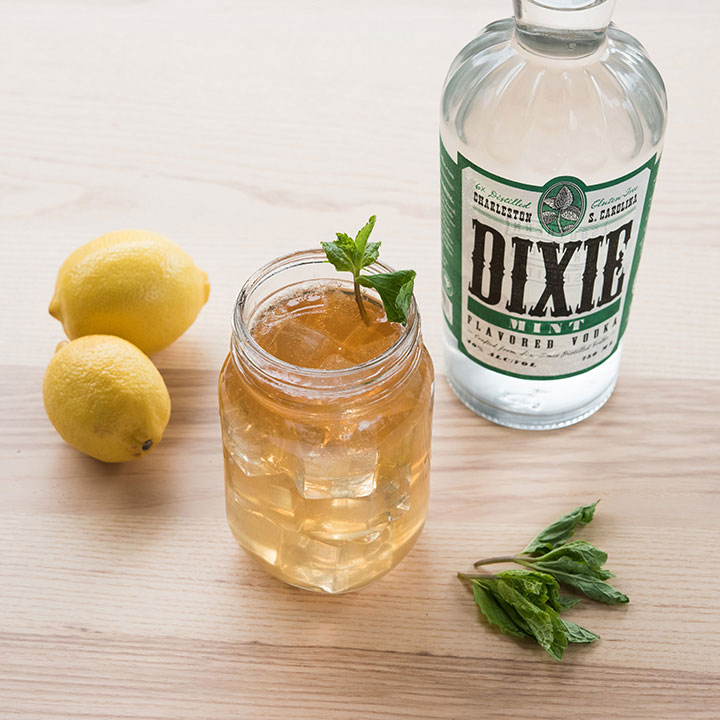 Toasting with Dixie Mint Vodka