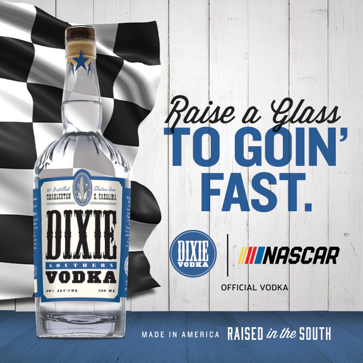 NASCAR, Dixie Vodka Announce Multi-Year Partnership